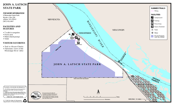 John A. Latsch State Park Map