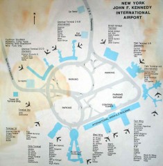 John F. Kennedy International Airport Map