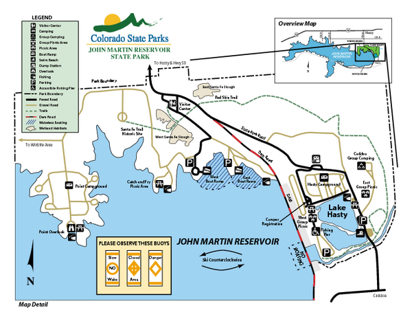 John Martin State Park Map