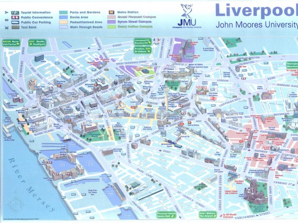 John Moores University Map