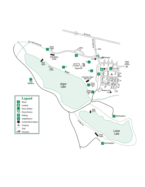 John Tanner State Park Map
