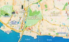 Johor Bahru City Map