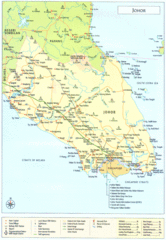 Johor Map Johor Map