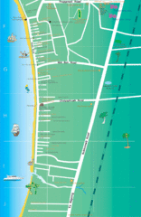 Jomtien Beach Map