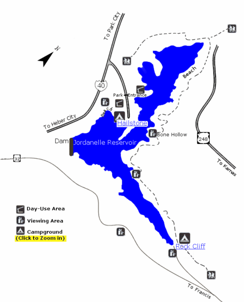 Jordanelle State Park Map