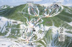 June Mountain Ski Trail Map