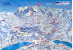 Jungfrau Map Jungfrau Map
