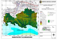 Kabupaten Tulungagung Map