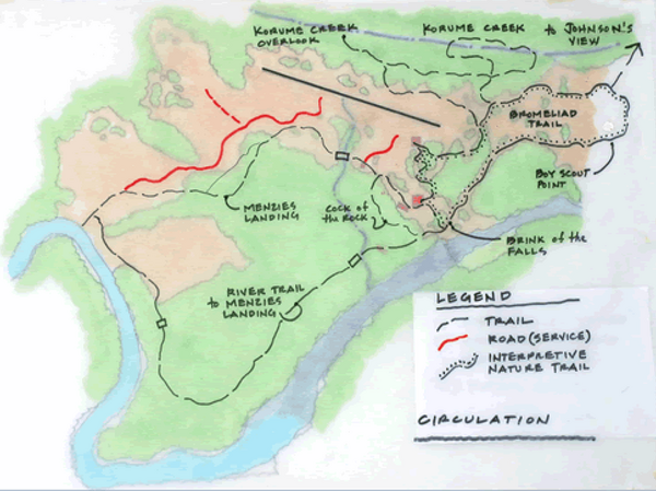 Kaieteur Falls Trail Map