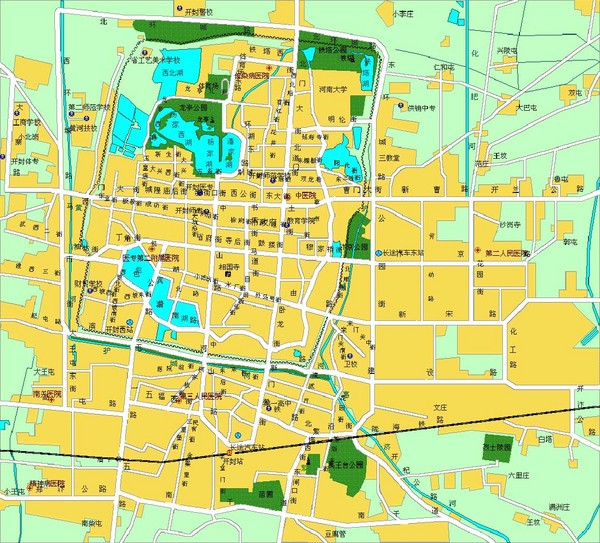 Kaifeng Guide Map