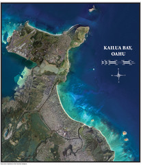 Kailua Bay Poster Map