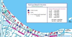 Kailua Beach Map