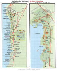 Kailua, Hawaii Tourist Map