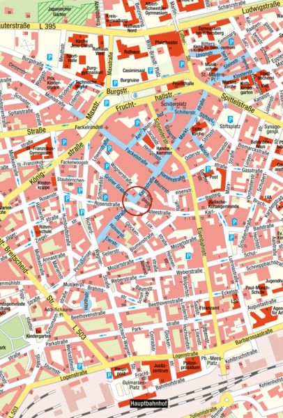 Kaiserslautern Center Map