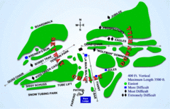 Kamiskotia Ski Resort Ski Trail Map