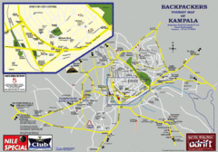 Kampala Tourist Map