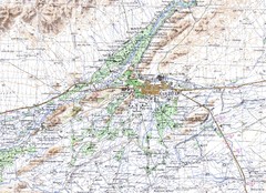 Kandahar Area Topo Map