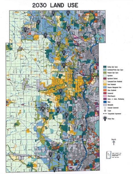 Kane County Land Use Map