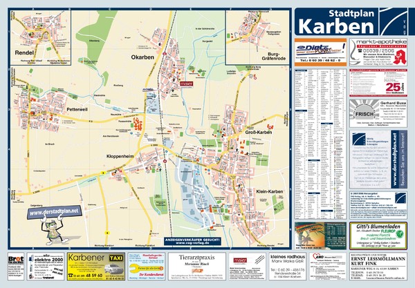 Karben Tourist Map