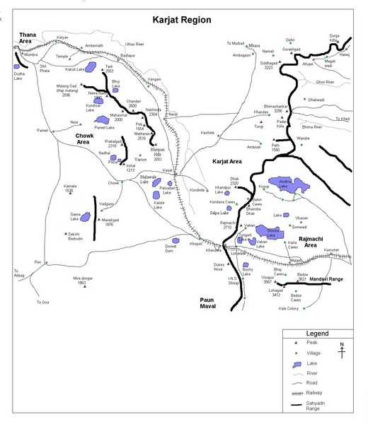 Karjat Region Map