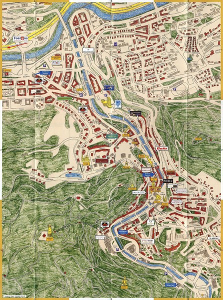 Karlovy Vary Czech Republic Tourist Map