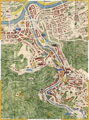 Karlovy Vary Czech Republic Tourist Map