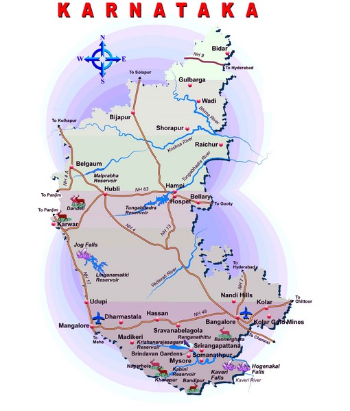 Karnataka Map