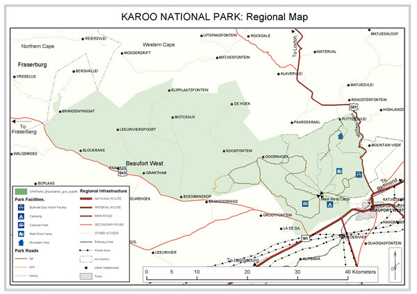 Karoo National Park Map