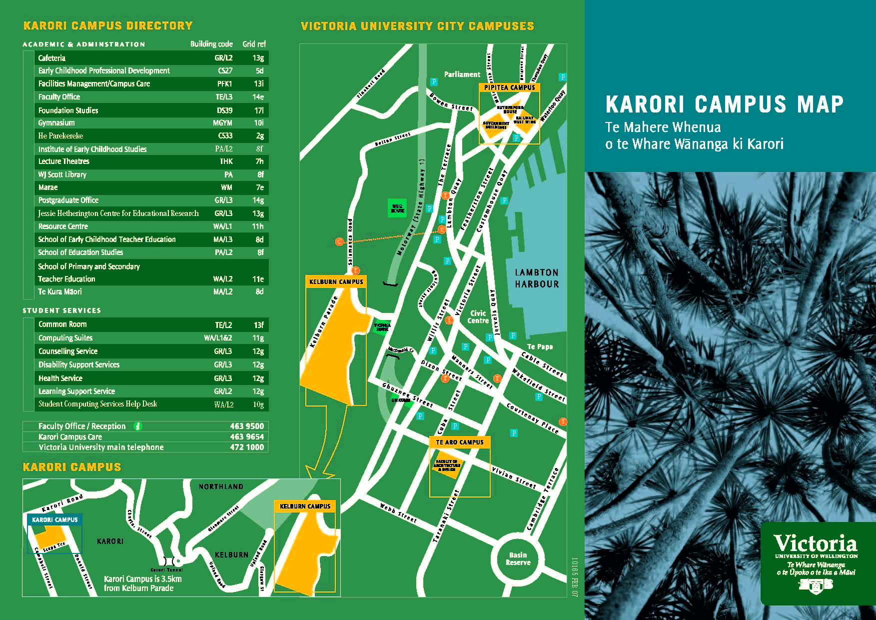 Karori Campus Map Wellington New Zealand • mappery