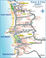 Kata Beach Tourist Map