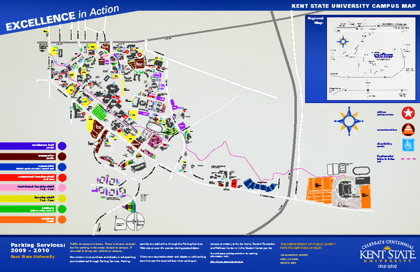 Kent State University Map