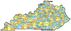 Kentucky Counties Map Kentucky Counties Map