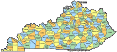 Kentucky Counties Map