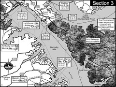 Kentucky Lake Tennesssee River-Land Between the Lakes Map