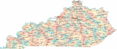 Kentucky Road Map