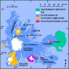 Kerguelen Island soil Map Kerguelen Island soil Map