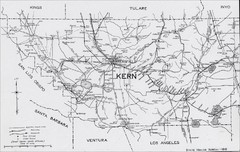 Kern County, 1916 Map