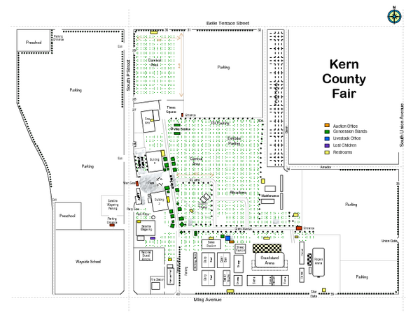 Kern County Fair Map