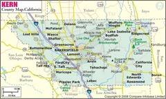 Kern County Map