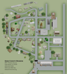 Kern County Museum Map Kern County Museum Map