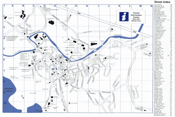 Keswick Tourist Map