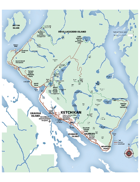 Ketchikan Area Map