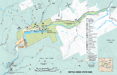 Kettle Creek State Park Map
