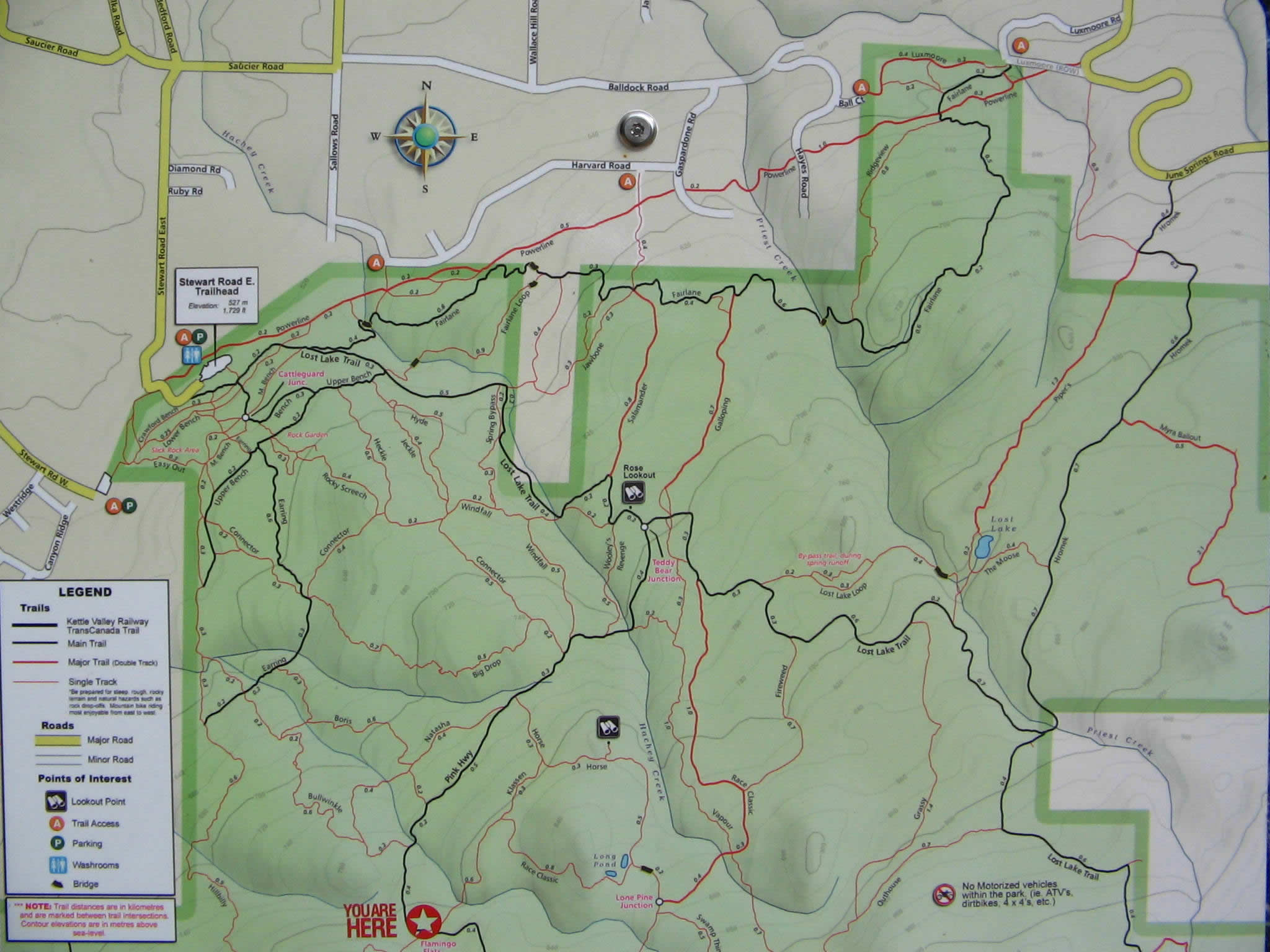 Kettle Valley Trails Map Kettle Valley Canada • mappery