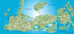 Key West tourist map