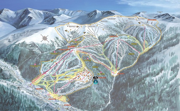 Keystone Resort Ski Trail Map