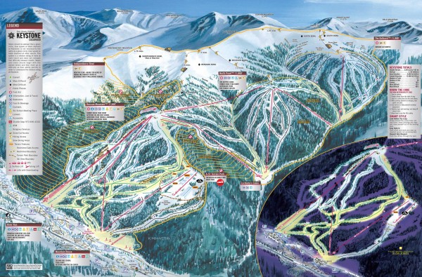 Keystone Ski Trail map 2006-07