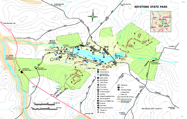 Keystone State Park Map