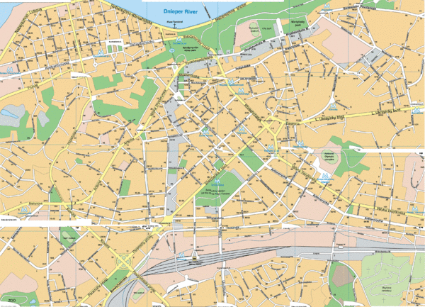 Kiev Street Map