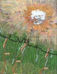 Kilimanjaro Climbing Route Map